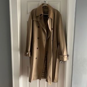 BROOKS BROTHERS Supima® Cotton Thermore® Fill Trench Coat size 48 L bc